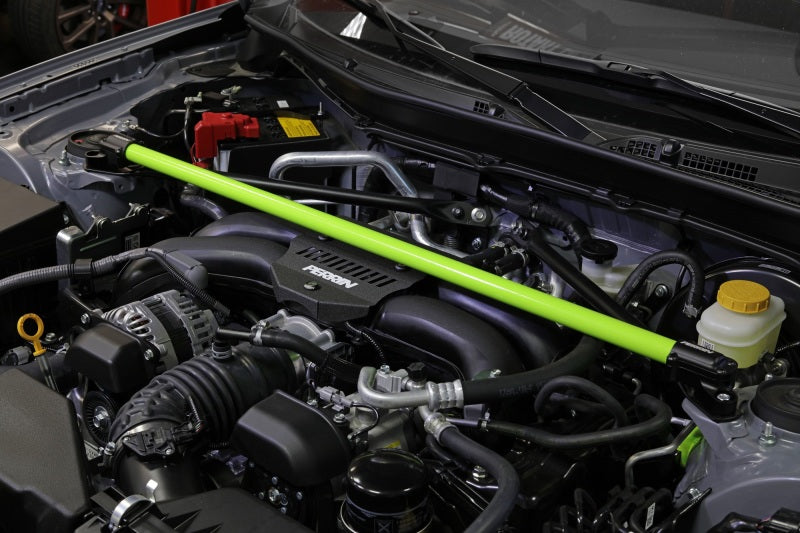 PERRIN 13-25 Subaru BRZ / Toyota GR86/86 / Scion FR-S Front Strut Brace - Neon Yellow Strut Bars Perrin Performance