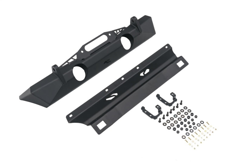 Rugged Ridge 18-20 Jeep Wrangler JL / 2020 Gladiator JT Front XOR Stubby Bumper Bumpers - Steel Rugged Ridge