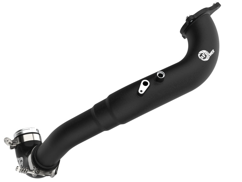 aFe 17-22 BMW 540i (G30/G31/G38) B58 L6 3.0L (t) BladeRunner 3in Aluminum Hot Charge Pipe - Black Intercoolers aFe