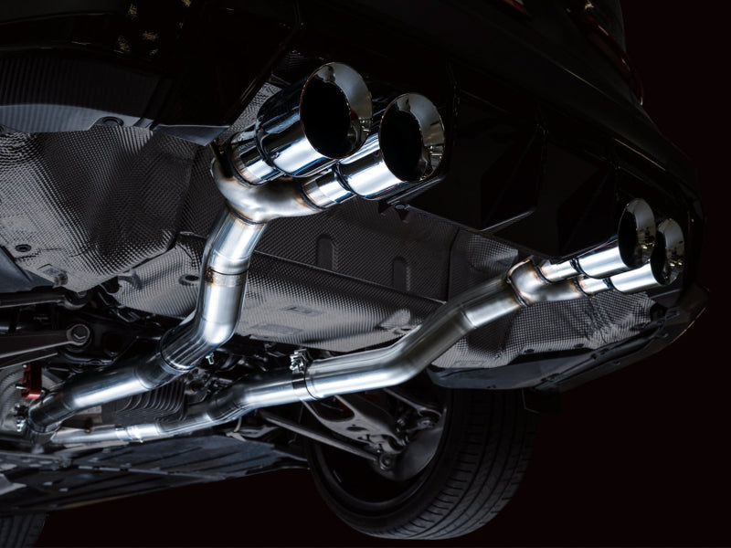 AWE Tuning Track Edition Cat-Back Exhaust for BMW G8X M3/M4 - Chrome Silver Tips Catback AWE Tuning