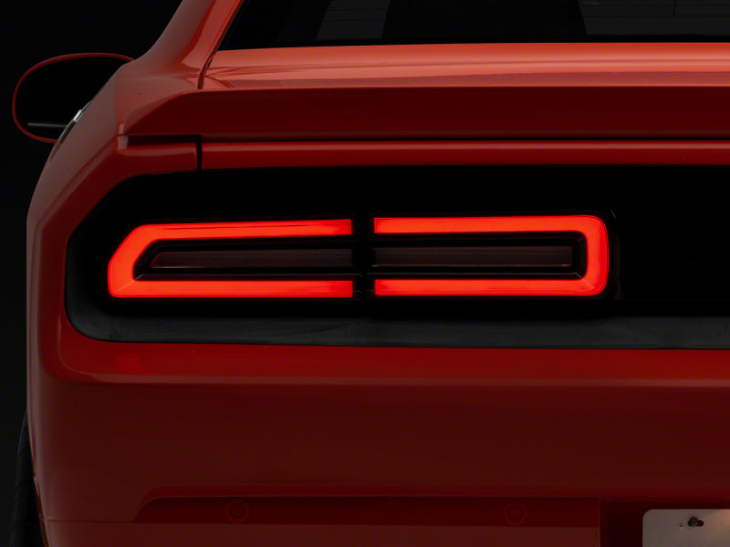 Raxiom 08-14 Dodge Challenger LED Tail Lights- BlkHousing Red Lens Tail Lights Raxiom