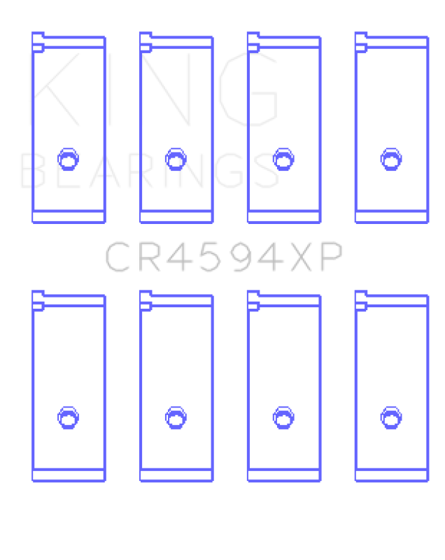 King Engine Bearings Suzuki M18A/M16A/M16A (Size STD) Performance Rod Bearing Set Bearings King Engine Bearings