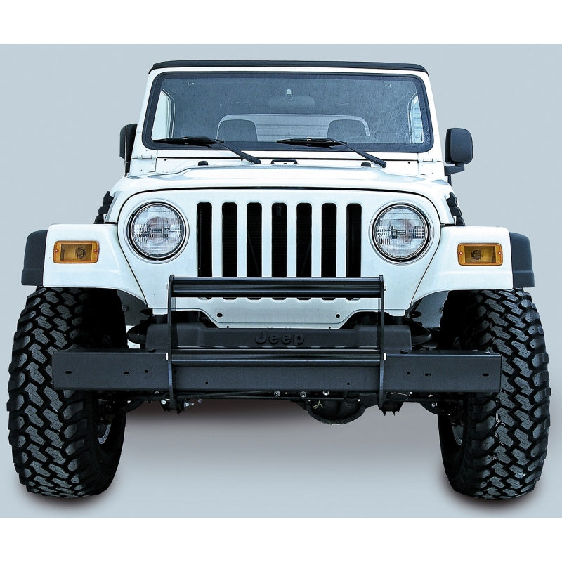Rugged Ridge Brush Guard Gloss Black 97-06 Jeep Wrangler Bumper Accessories Rugged Ridge