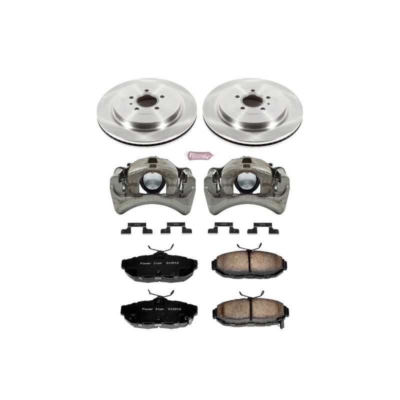 Power Stop 13-14 Ford Mustang Rear Autospecialty Brake Kit w/Calipers Brake Kits - OE PowerStop