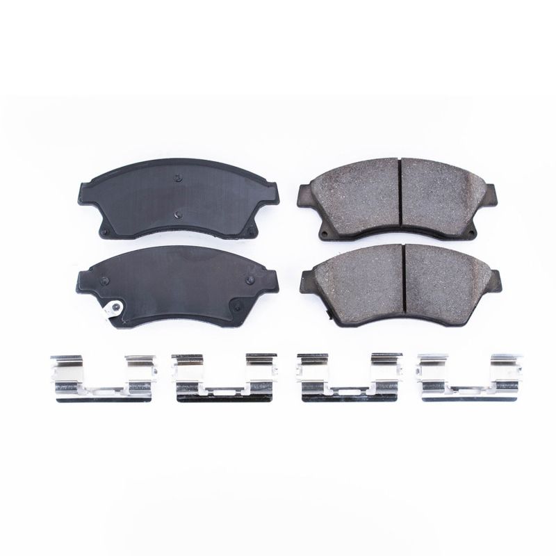 Power Stop 11-15 Chevrolet Cruze Front Z17 Evolution Ceramic Brake Pads w/Hardware Brake Pads - OE PowerStop