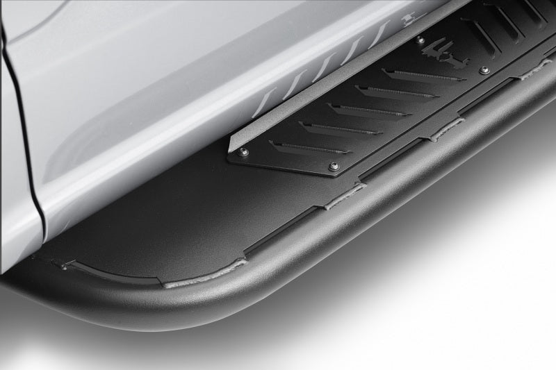 N-FAB 07-21 Toyota Tundra Crew Crab Roan Running Boards - Textured Black Running Boards N-Fab