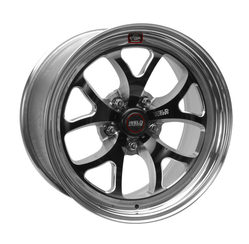 Weld S76 17x12 / 5x4.5 BP / 5.7in. BS Black Wheel (High Pad) - Non-Beadlock Wheels - Forged Weld