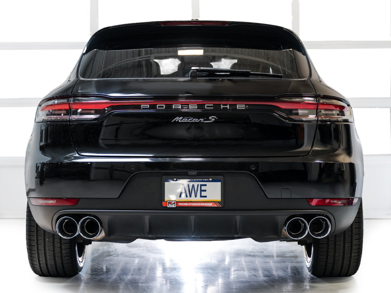 AWE Tuning 19-21 Porsche Macan 3.0T/2.9TT Touring Edition Catback Exhaust w/ Chrome Silver Tips Catback AWE Tuning