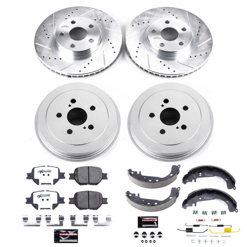 Power Stop 01-05 Toyota Celica Front & Rear Z26 Street Brake Kit Brake Kits - Performance D&S PowerStop