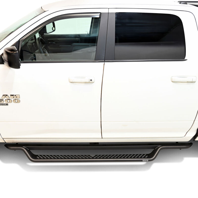 Westin 09-18 RAM 1500 CC / 10-24 RAM 2500/3500 CC Outlaw Drop Running Boards - Tex. Blk Running Boards Westin