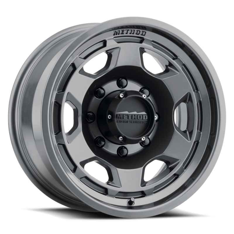 Method MR708 Bead Grip 17X9 -38mm Offset 8X170 130.81 CB - Gloss Titanium Wheels - Cast Method Wheels