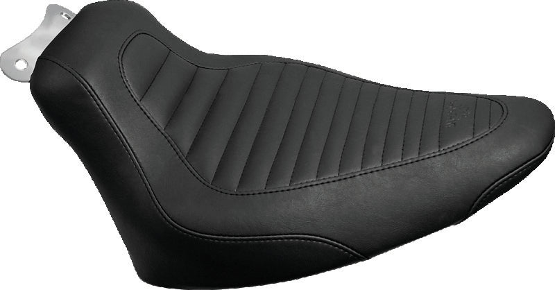 Mustang 00-15 Harley Softail Standard Rear Tire Tripper Solo Seat - Black Solo Motorcycle Seats Mustang Motorcycle