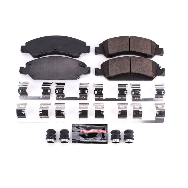 Power Stop 2008 Chevrolet Avalanche Front Z23 Evolution Sport Brake Pads w/Hardware Brake Pads - Performance PowerStop