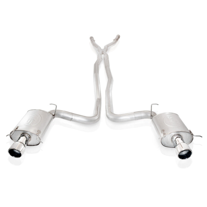 Stainless Works 2004-07 Cadillac CTS-V 3in Exhaust X-Pipe Chambered Mufflers High-Flow Cats 4in Tips Catback Stainless Works
