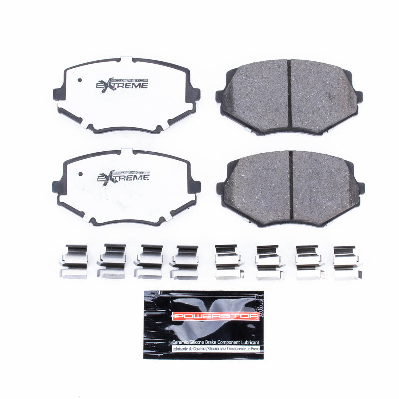 Power Stop 94-97 Mazda Miata Front Z26 Extreme Street Brake Pads w/Hardware Brake Pads - Performance PowerStop