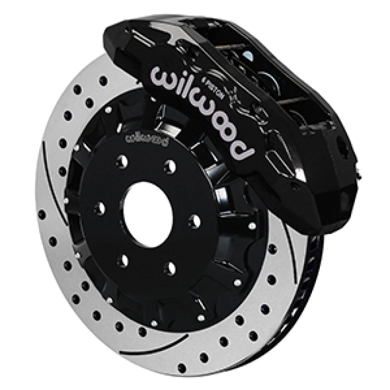 Wilwood TX6R Front Kit 16.00in Black 99-18 GM Truck/SUV 1500 Big Brake Kits Wilwood