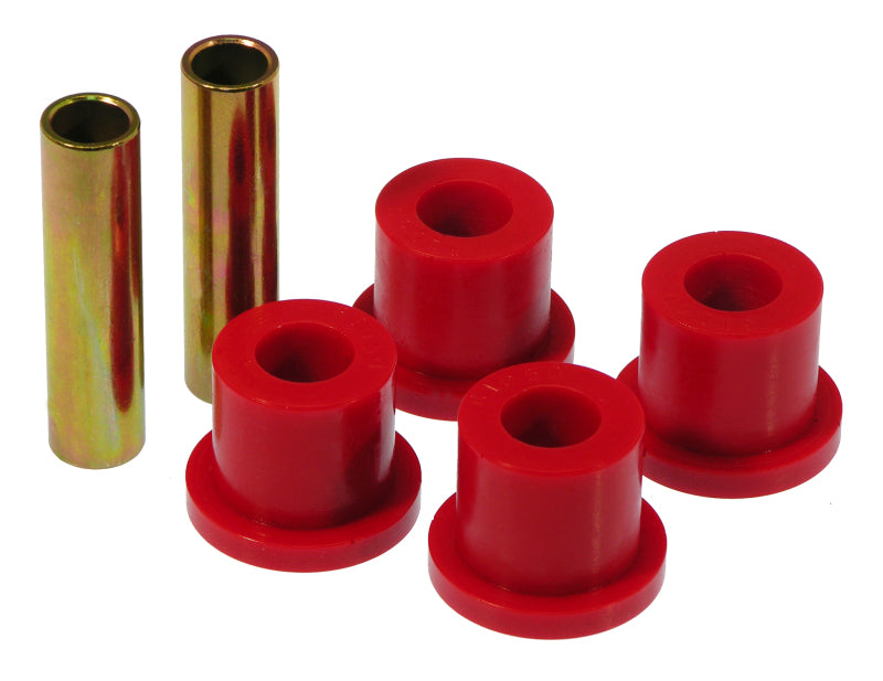 Prothane 88-98 GM 2/4wd Rear Frame Shackle Bushings - Red Bushing Kits Prothane