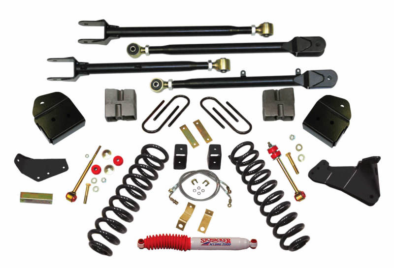 Skyjacker 4"KIT,05-07F250,GAS,4LK,HYD Lift Springs Skyjacker