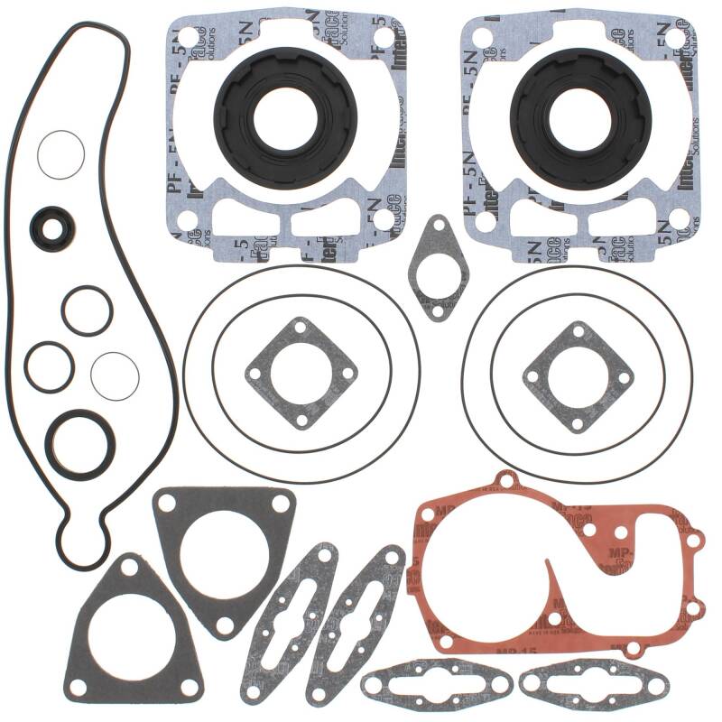 Vertex Gaskets 01-06 Polaris 600 Classic Complete Gasket Kit w/ Oil Seals Engine Hardware Vertex Pistons