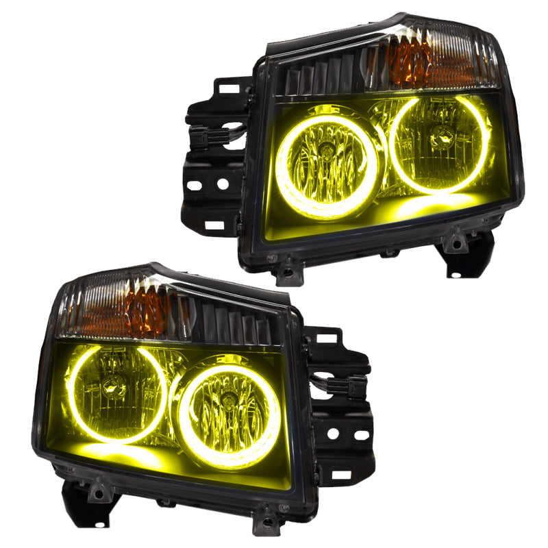 Oracle 08-15 Nissan Titan SMD HL - ColorSHIFT w/ BC1 Controller Headlights ORACLE Lighting