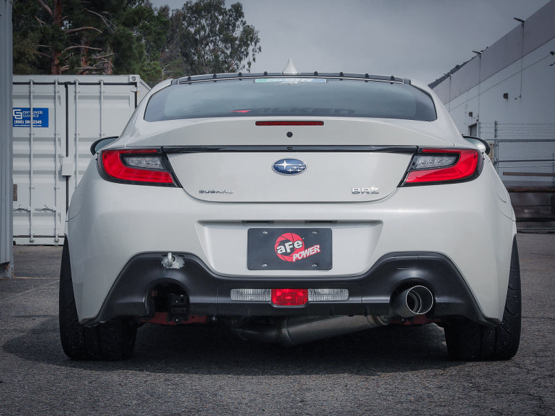 aFe 13-22 Toyota GR86/FR-S/BRZ H4-2.0L/2.4L Takeda 3in 304 SS Cat-Back Exhaust System w/ Brushed Tip Catback aFe