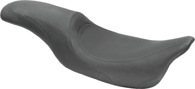 Mustang 08-21 Harley Electra Glide, Rd Glide,Rd King, Str Glide Tripper Fastback 1PC Seat - Black One-Piece Motorcycle Seats Mustang Motorcycle