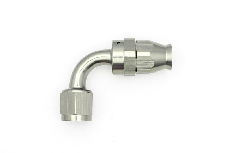 DeatschWerks 8AN Female Swivel 90-Degree Hose End PTFE (Incl. 1 Olive Insert) Fittings DeatschWerks