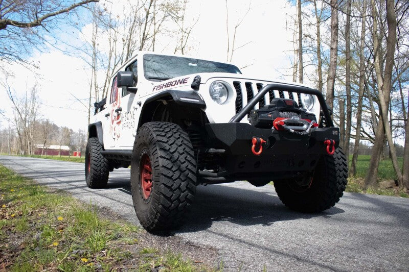 Fishbone Offroad 2018+ Jeep Wrangler JL/JLU/2020+ Gladiator JT Alum Front Fender Flares - Black Fender Flares Fishbone Offroad