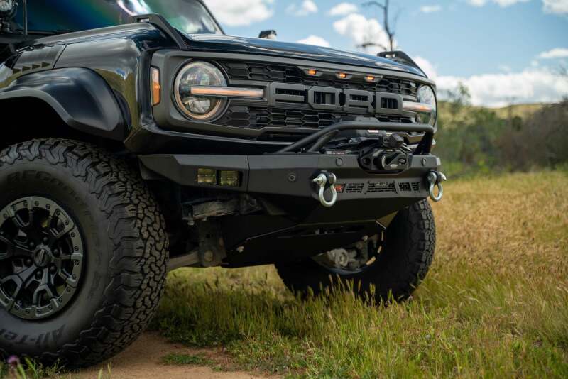DV8 Offroad 2022+ Ford Bronco Raptor Spec Series Winch Front Bumper Bumpers - Steel DV8 Offroad