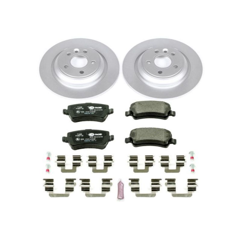 Power Stop 11-18 Volvo S60 Rear Euro-Stop Brake Kit Brake Kits - OE PowerStop