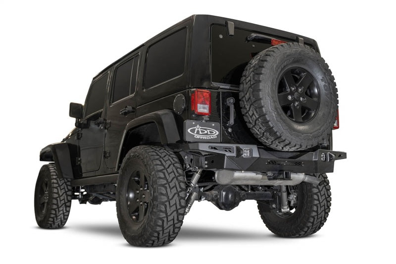 Addictive Desert Designs 17-18 Jeep JK Stealth Fighter HD Rear Bumper Bumpers - Steel Addictive Desert Designs