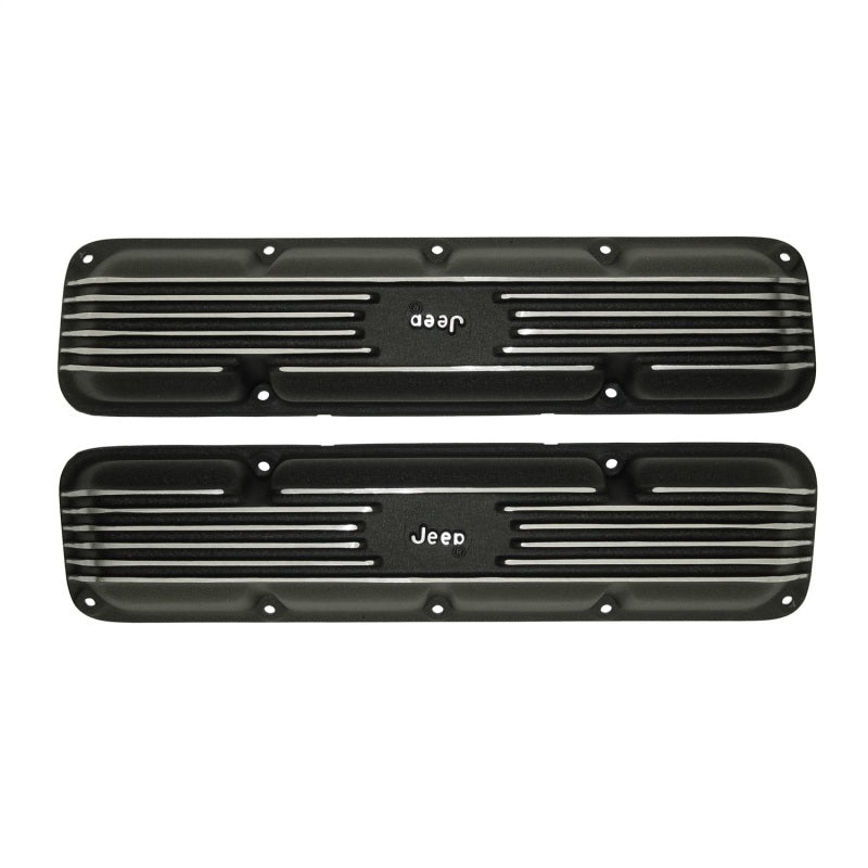 Omix Valve Cover Pair W/ Script Valve Covers OMIX