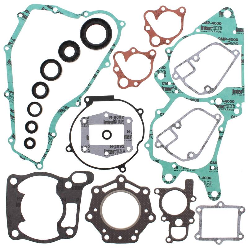 Vertex Gaskets 1984 Honda CR250R Complete Gasket Kit w/ Oil Seals Engine Hardware Vertex Pistons