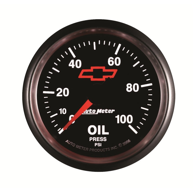 Autometer Sport-Comp II GM 52mm 0-100 PSI Mechanical Oil Pressure Gauge Gauges AutoMeter