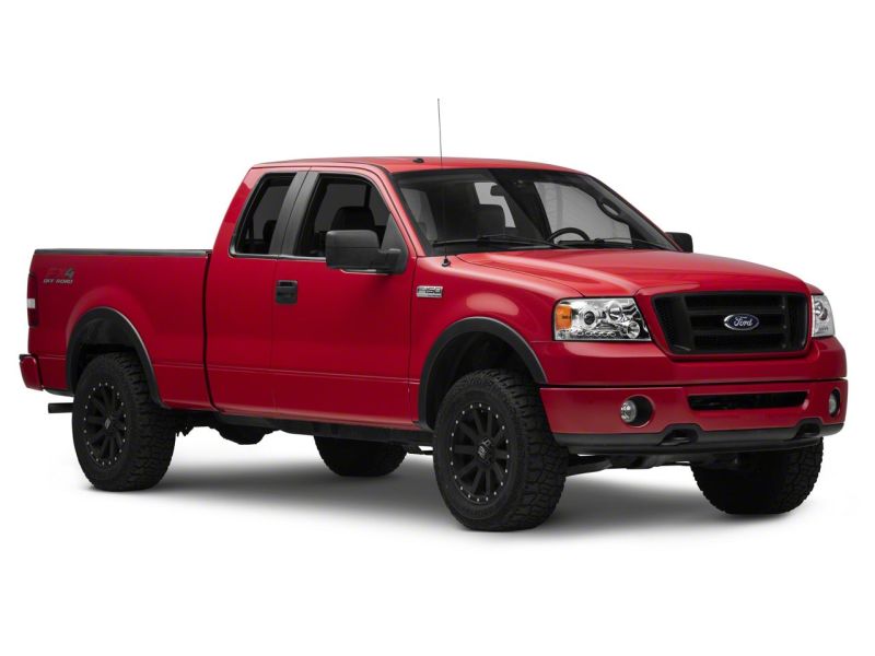 Raxiom 04-08 Ford F-150 Dual LED Halo Projector Headlights- Chrome Housing (Clear Lens) Headlights Raxiom