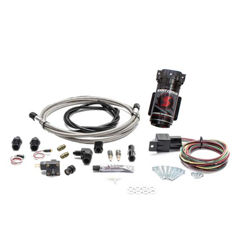 Snow Performance Stg 1 Boost Cooler Water Injection Kit TD (w/SS Braided Line/4AN Fittings) w/o Tank Water Meth Kits Snow Performance