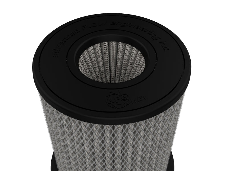 aFe MagnumFLOW Pro DRY S Universal Air Filter 4in F x 6.5n B x 6.5in T (Inv) x 8in H Air Filters - Universal Fit aFe