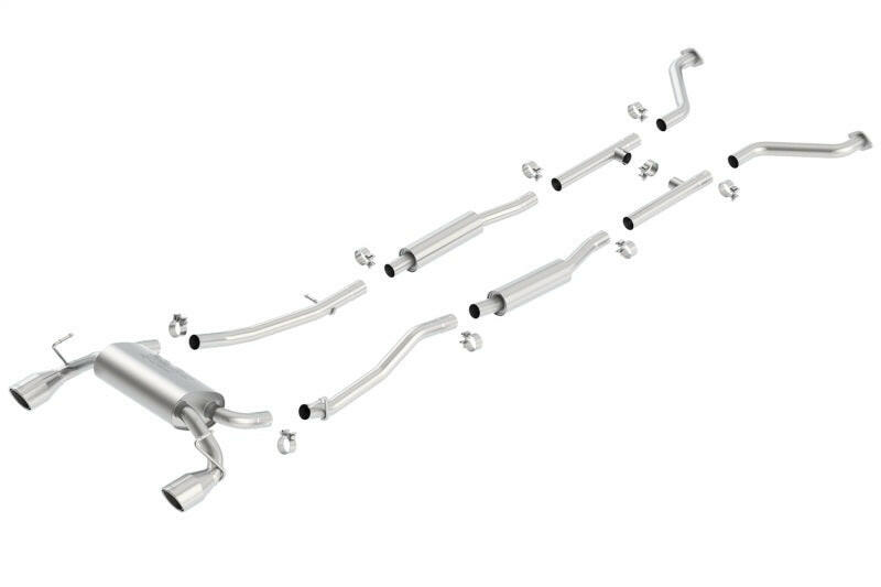 Borla 03-08 350Z True Dual Cat-Back Exhaust 2BOXES Axle Back Borla