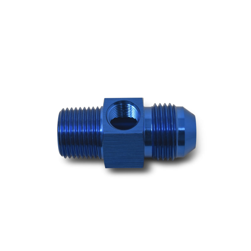 Russell Performance -8 AN Flare to 3/8in Pipe Pressure Adapter (Blue) Fittings Russell