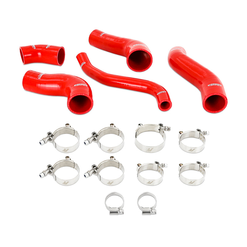 Mishimoto 13-17 Hyundai Veloster Turbo Silicone Intercooler Hose Kit - Red Hoses Mishimoto