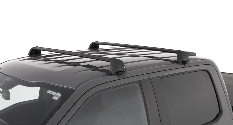 Rhino-Rack 04-08 Ford F150 Supercrew Vortex ROC25 Flush 2 Bar Roof Rack - Black Roof Rack Rhino-Rack