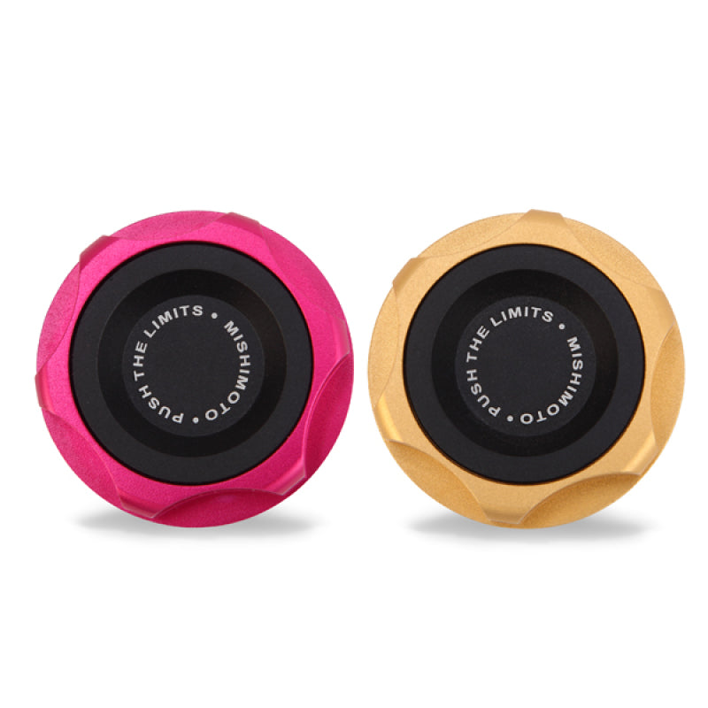 Mishimoto Subaru Oil FIller Cap - Gold Oil Caps Mishimoto