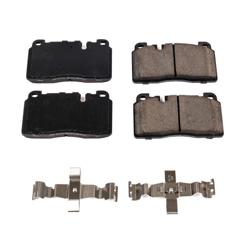 Power Stop 17-18 Audi A6 Front Z17 Evolution Ceramic Brake Pads w/Hardware Brake Pads - OE PowerStop