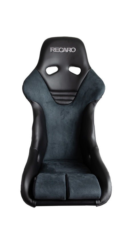 Recaro RS-G Motorsport Seat - Black Leather/Grey Alcantara (4/5/6 Point Belt) Race Seats Recaro