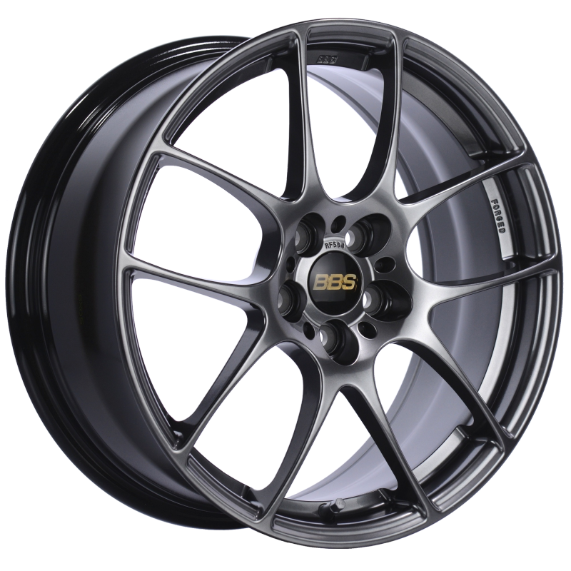 BBS RF 17x7.5 5x100 ET48 Diamond Black Wheel -70mm PFS/Clip Required Wheels - Forged BBS