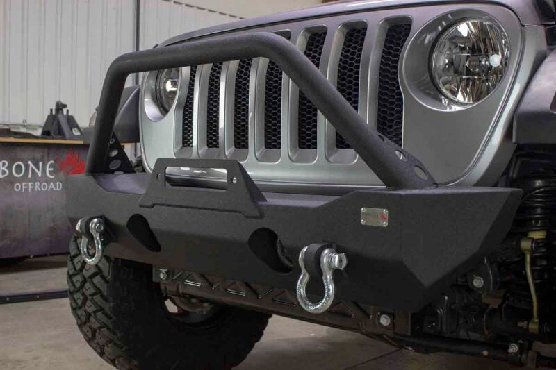 Fishbone Offroad 2018+ Jeep Wrangler JL Mako Front Bumper Bumpers - Steel Fishbone Offroad