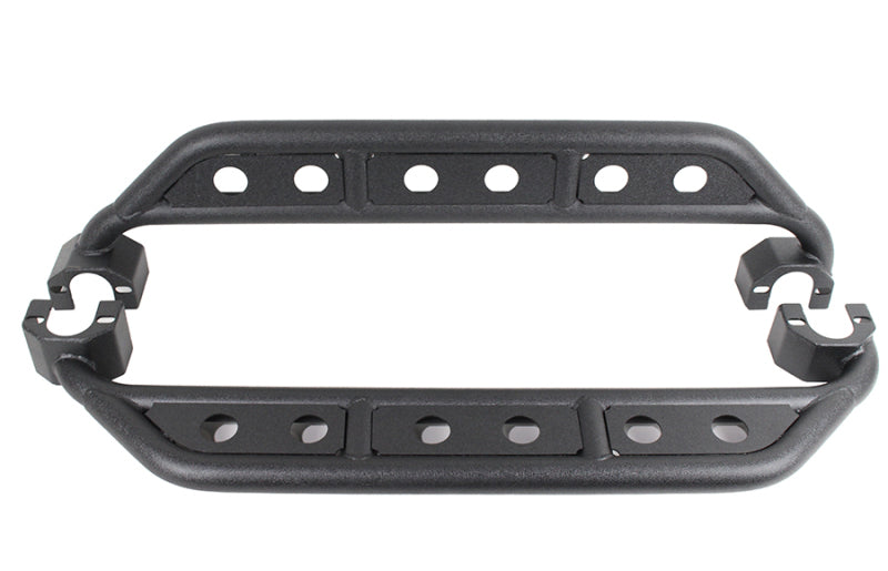 Fishbone Offroad 07-18 Jeep Wrangler JK 2 Door Steel Side Steps - Black Textured Powdercoat Side Steps Fishbone Offroad