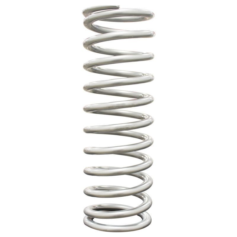 QA1 2-1/2in ID High Travel Spring - 14in Length x 110lbs/in - Silver Powder Coated Coilover Springs QA1