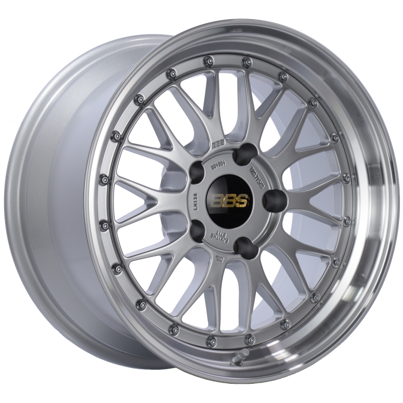 BBS LM 17x9 5x130 ET17 CB71.6 Diamond Silver Center Diamond Cut Lip Wheel Wheels - Forged BBS