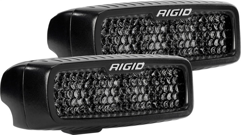 Rigid Industries SR-Q Series PRO Midnight Edition - Spot - Diffused - Pair Light Bars & Cubes Rigid Industries